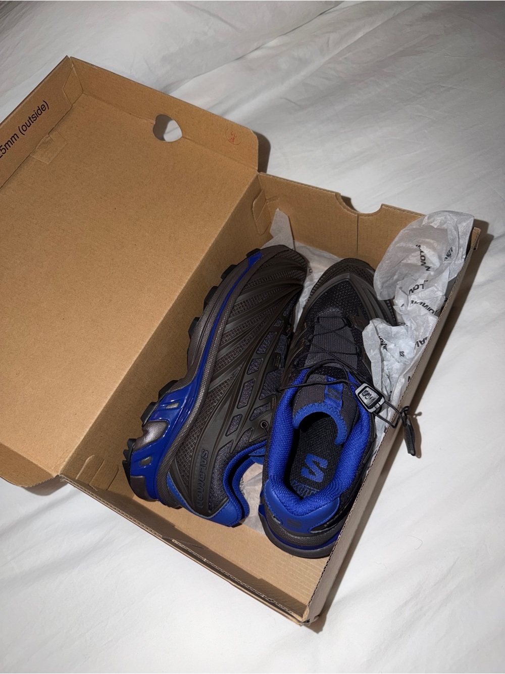 Salomon Men's Black and Blue Trail Running Shoes